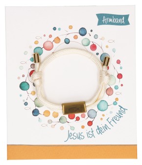 Textil-Armband - Jesus ist dein Freund