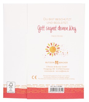 Textil-Armband - Sei behütet auf all deinen Wegen