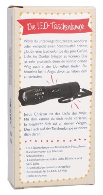 LED-Taschenlampe - Jesus macht mein Leben hell