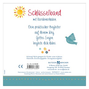 Schlüsselband mit Karabinerhaken - Gottes Segen begleite dich