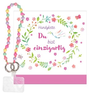 kurze Handykette - Du bist einzigartig