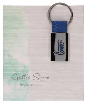 Christophorus-Schlüsselanhänger - Gottes Segen begleite dich