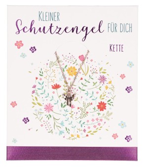 Metall-Kette mit Engel-Anhänger - Kleiner Schutzengel für dich
