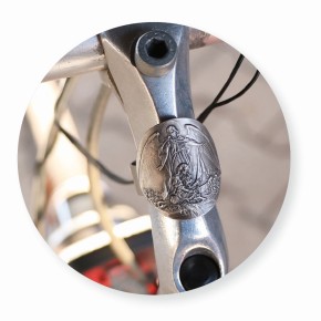Fahrradplakette Schutzengel