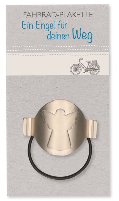 Fahrrad-Plakette Schutzengel