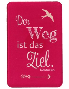 Acrylglas-Magnet Der Weg ist das Ziel
