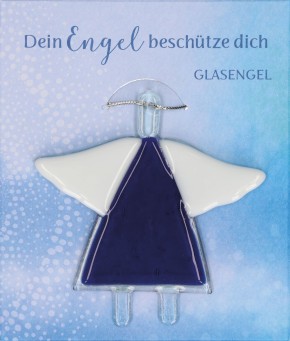 Engel-Glasanhänger Dein Engel beschütze dich