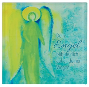 Glasrelief - Dein Engel behüte dich