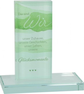 Glasstele - Das sind wir...