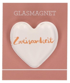 Herz-Glasmagnet - Zweisamkeit