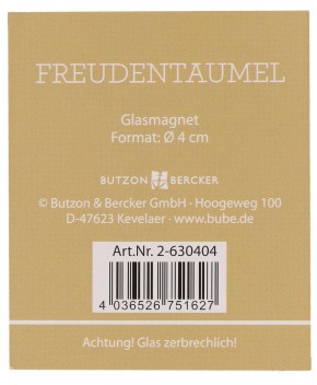 Kreis-Glasmagnet - Freudentaumel