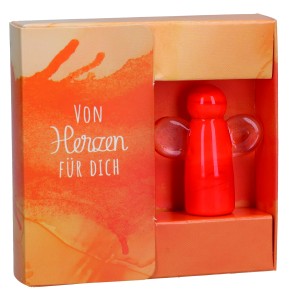 Engelfigur aus Glas - Von Herzen für dich