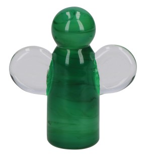 Engelfigur aus Glas - Schön, dass es dich gibt