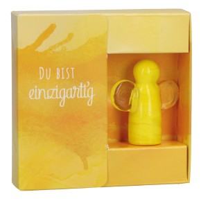 Engelfigur aus Glas - Du bist einzigartig
