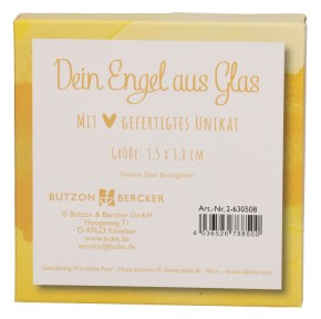 Engelfigur aus Glas - Du bist einzigartig