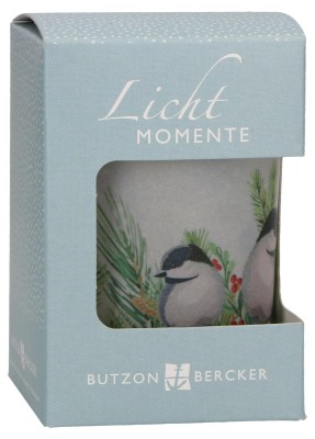 Windlicht aus Glas - Lichter der Freude