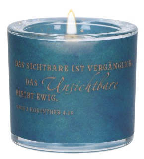 Glaswindlicht zur Trauer - Das Sichtbare ist vergänglich...