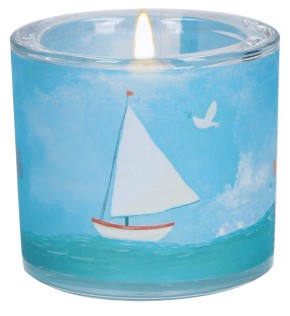 Glaswindlicht zur Taufe - Du bist einzigartig