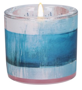 Windlicht aus Glas - Jahreslosung 2027