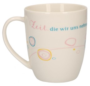 Porzellan-Tasse Zeit