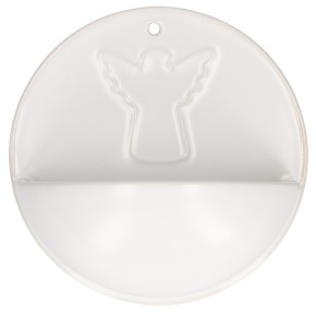 Weihwasserbecken aus Porzellan - Engel