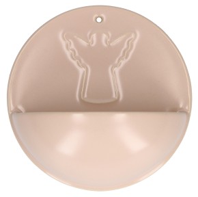 Weihwasserbecken aus Porzellan - Engel