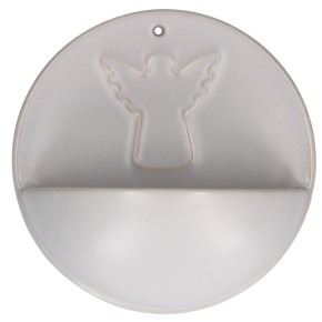 Weihwasserbecken aus Porzellan - Engel