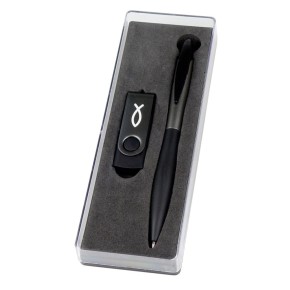 Kugelschreiber & USB-Stick-Set