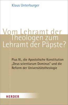 Vom Lehramt der Theologen zum Lehramt der Päpste?