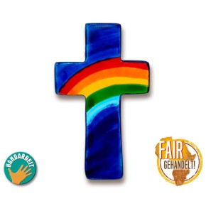 Taschenkreuz - Regenbogen