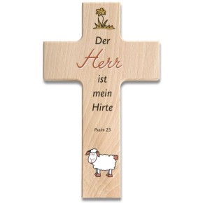 Holzkreuz - Psalm 23