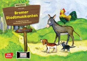 Die Bremer Stadtmusikanten. Kamishibai Bildkartenset