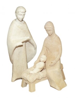 Krippenfiguren Heilige Familie der Dorfkrippe