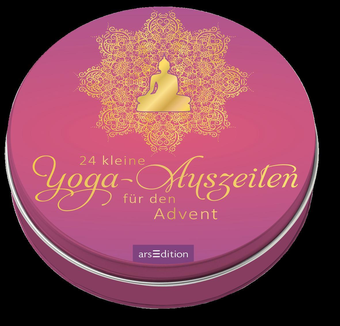 Adventskalender in der Dose. 24 kleine Yoga-Auszeiten für den Advent