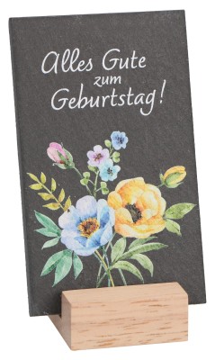 Schieferetafel - Alles Gute zum Geburtstag!