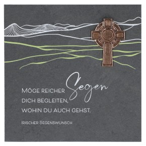 Schieferrelief - Segen