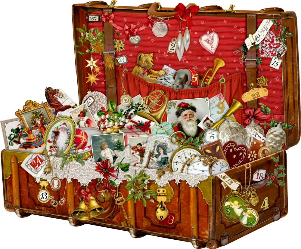 Weihnachtskoffer, A3-Wandkalender