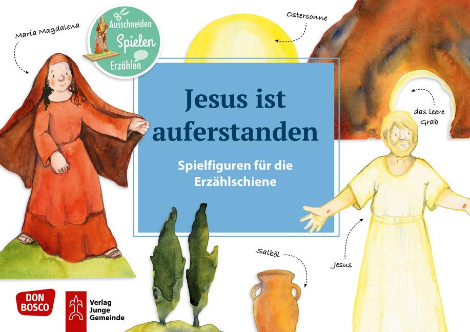 Jesus ist auferstanden. Erzählschienen-Figurenset
