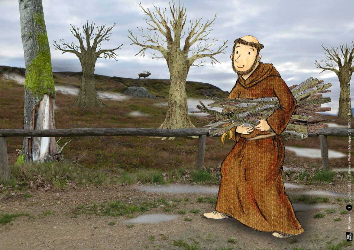 Franziskus und die erste Weihnachtskrippe