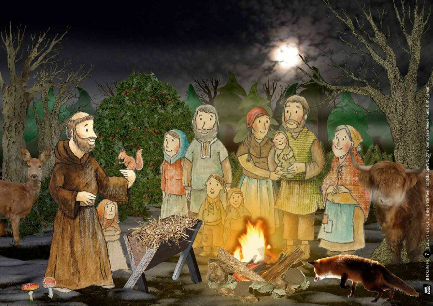 Franziskus und die erste Weihnachtskrippe