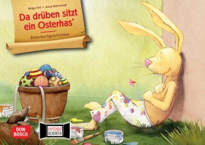 Da drüben sitzt ein Osterhas', Kamishibai Bildkartenset