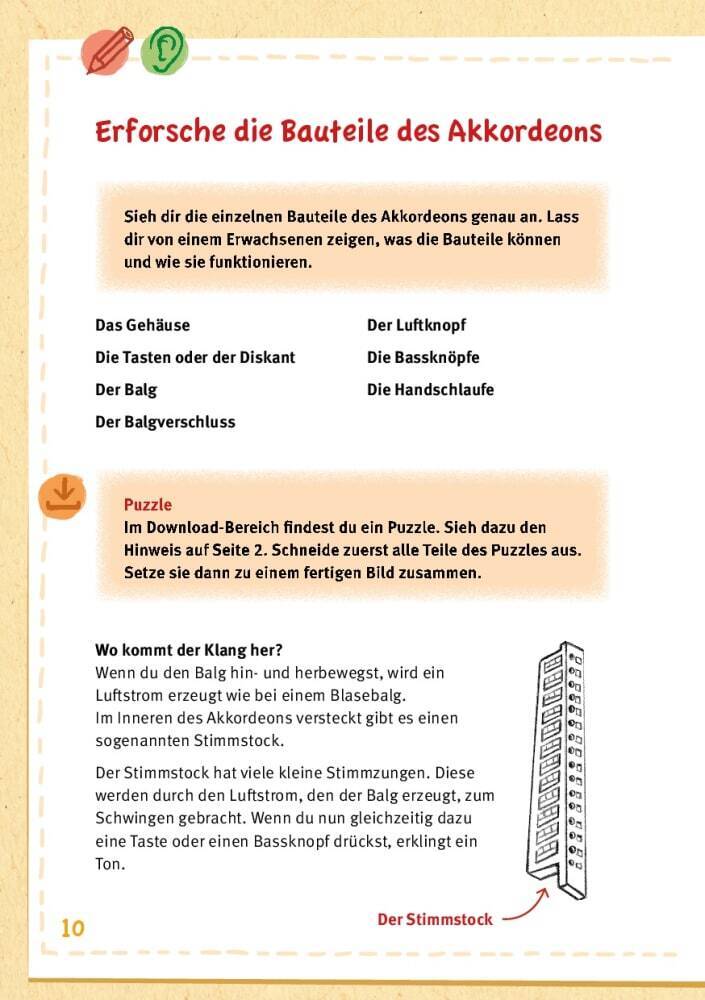 Meine Akkordeon-Fibel, m. 1 Beilage