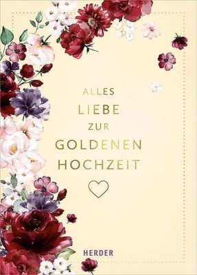 Alles Liebe zur Goldenen Hochzeit