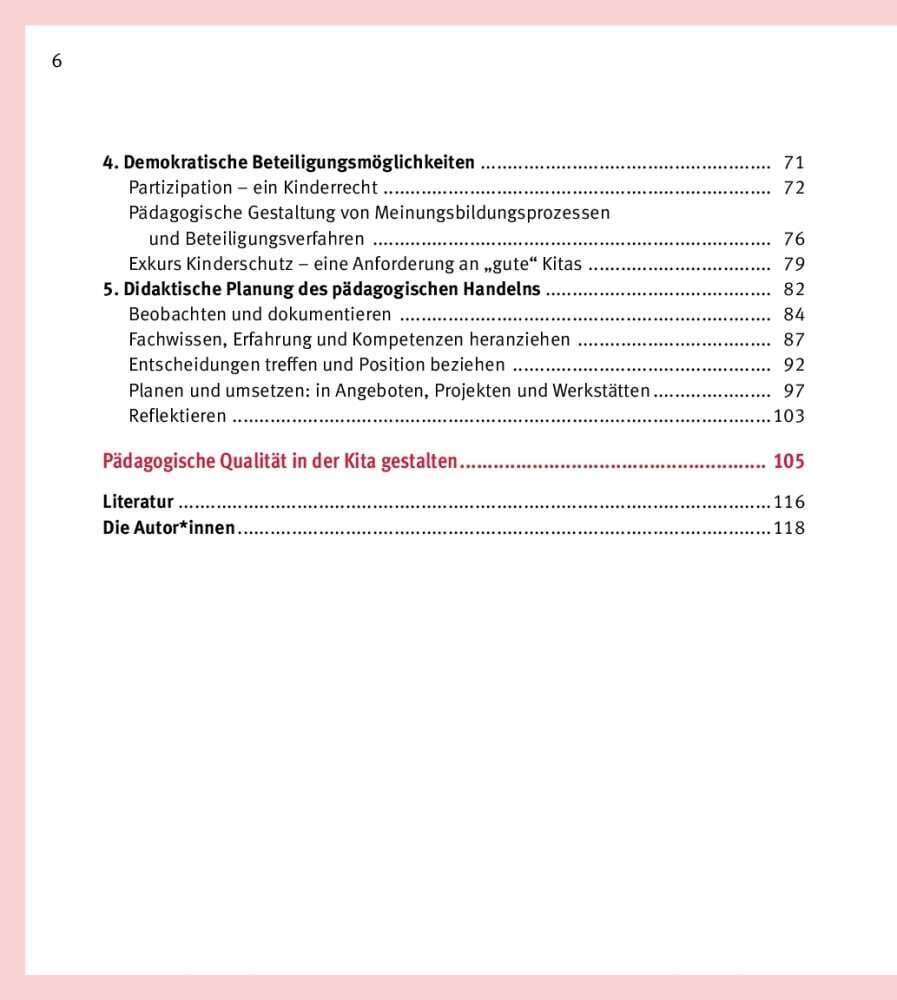 Pädagogische Qualität in der Kita