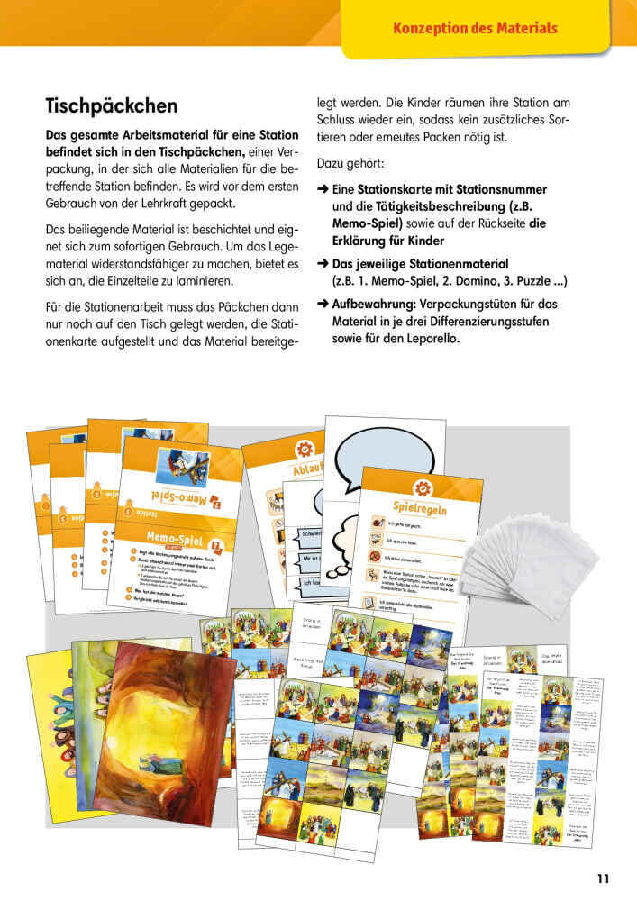 Arbeitsmaterial Grundschule. Stationenlernen Religion: Der Kreuzweg Jesu, m. 1 Beilage