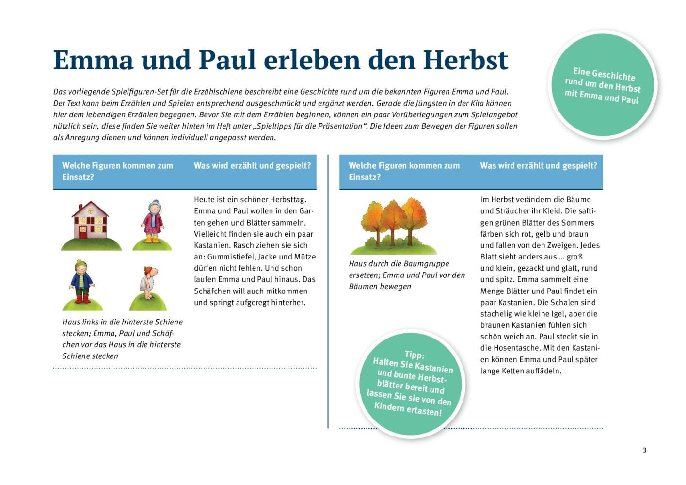 Emma und Paul erleben den Herbst., m. 1 Beilage