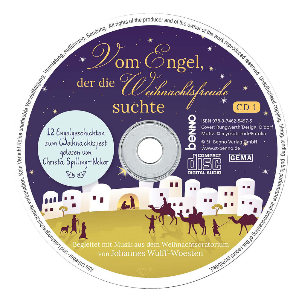 Vom Engel, der die Weihnachtsfreude suchte, m. 2 Audio-CDs