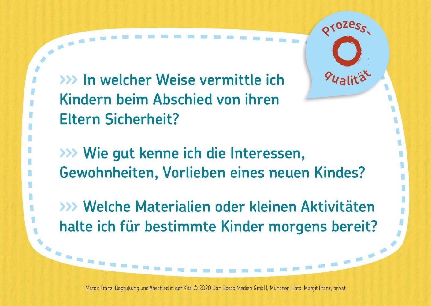 Begrüßung und Abschied in der Kita, m. 1 Beilage