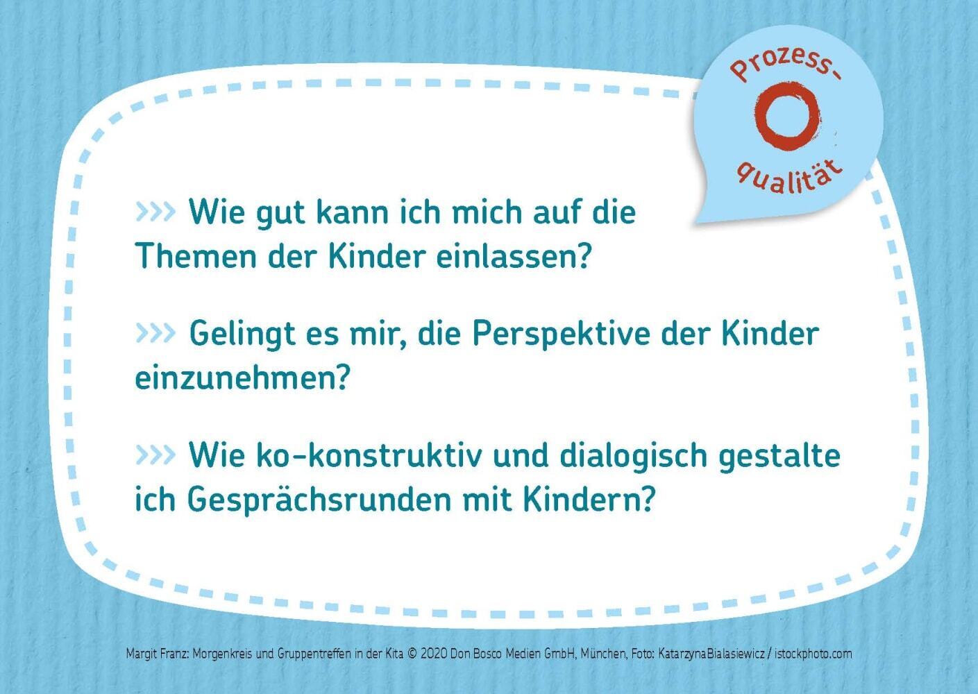 Morgenkreis und Gruppentreffen in der Kita, m. 1 Beilage