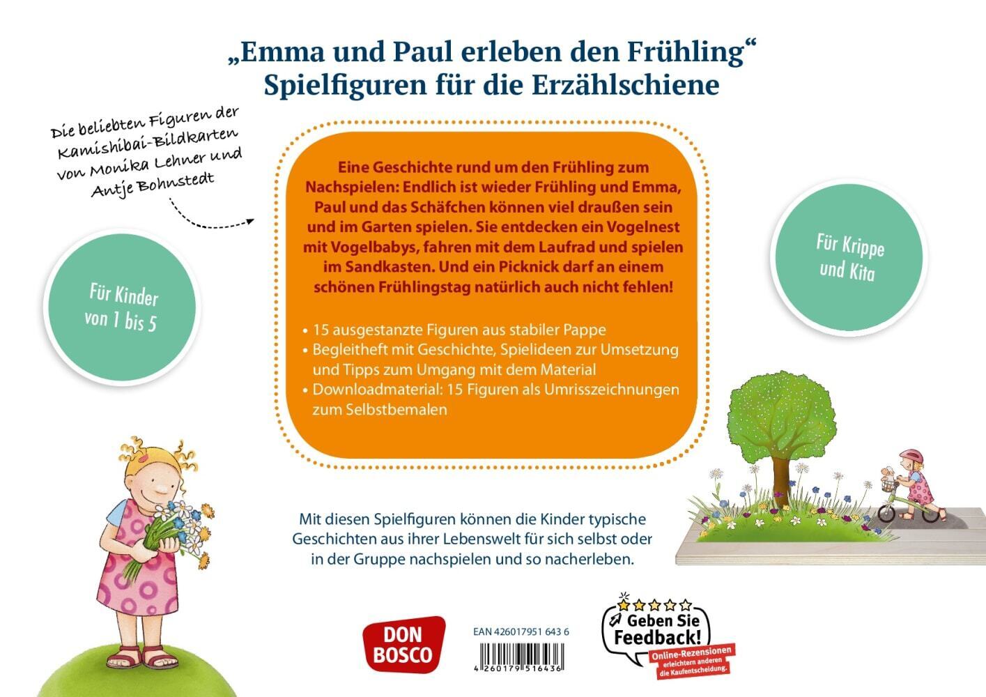 Emma und Paul erleben den Frühling., m. 1 Beilage